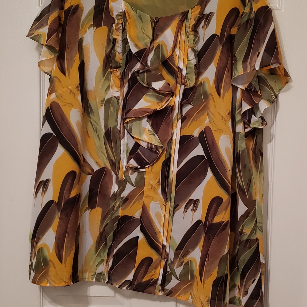 Plus Size Chiffon Blouse
